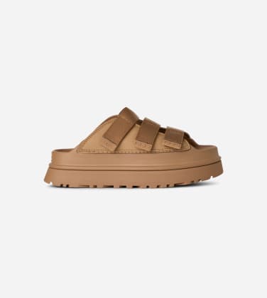 Mule Goldenglow pour Femme in Dark Sand, Taille 41, Polyester