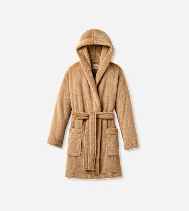 Peignoir UGG Aarti UGG fluff pour Femme in Beige, Taille L, Fleece