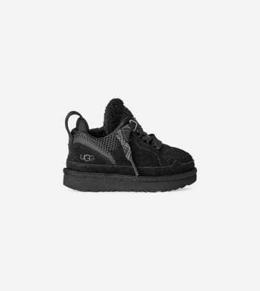 Basket Lowmel in Black, Taille 22, Daim/Textile