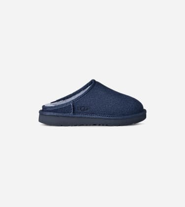 Classic Slip-On pour enfant in Deep Ocean, Taille 36, Daim