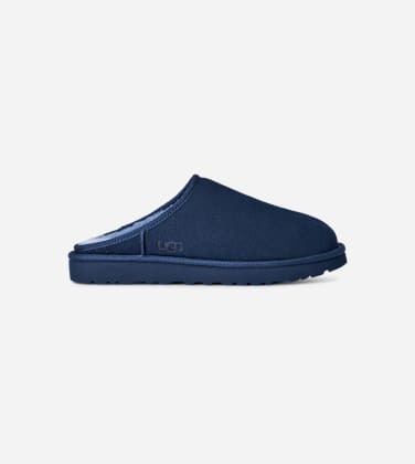 Classic Slip-On pour Homme in Deep Ocean, Taille 43, Daim