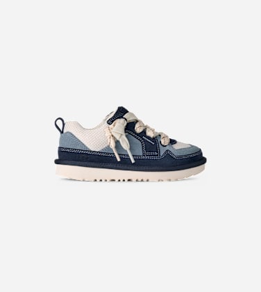 Lo Lowmel in Deep Ocean/Whale, Taille 32.5, Daim/Textile