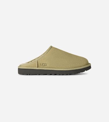 Classic Slip-On pour Homme in Muted Brass, Taille 48.5, Daim