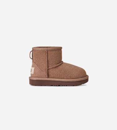 Botte Classic Mini II pour Grand Enfant in Rocky Oak, Taille 22, Shearling