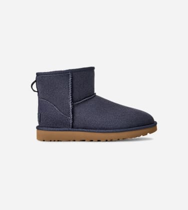 Botte UGG Classic Mini II pour Femme in Dark Indigo, Taille 36, Double Face