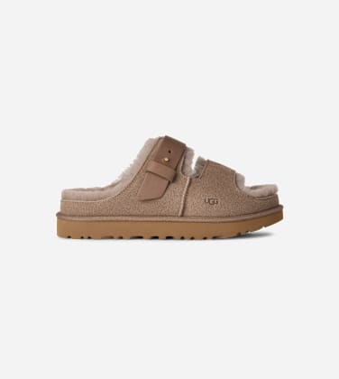 Mule Greenport à lanière pour Femme in Brown, Taille 40, Daim