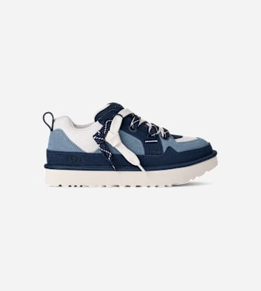 Lo Lowmel pour Homme in Deep Ocean/Whale, Taille 42, Daim/Recycled Materials/Textile
