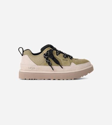 Lo Lowmel pour Homme in Muted Brass/Putty, Taille 45, Daim/Recycled Materials/Textile