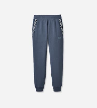 Pantalon de jogging Tasman pour Homme in Dark Wave, Taille M, Mélange De Coton/Recycled Materials