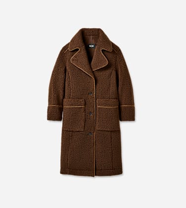 Manteau Sema UGGfluff in Deep Nutmeg