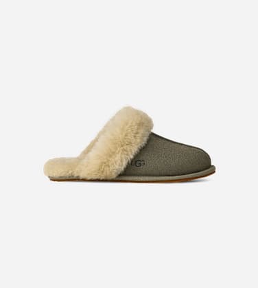 Chausson UGG Scuffette II pour Femme in Moss Green/Muted Brass, Taille 36, Daim