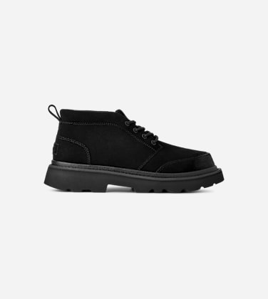 Chukka Lug pour Homme in Black, Taille 43, Daim