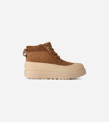 Botte Neumel Weather Hybrid pour Grand Enfant in Chestnut/Whitecap, Taille 35, Daim