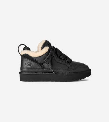 Basket Lowmel LTHR pour Femme in Black, Taille 36, Cuir