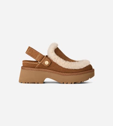 Sabot Esmee pour Femme in Brown, Taille 37, Daim