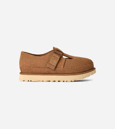 Goldenstar Mary Jane pour Femme in Brown, Taille 37, Daim