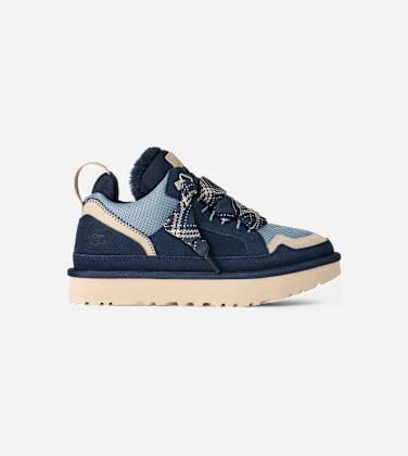 Basket UGG Lowmel pour Femme in Dark Indigo/Sea Salt, Taille 38, Canvas/Daim/Recycled Materials