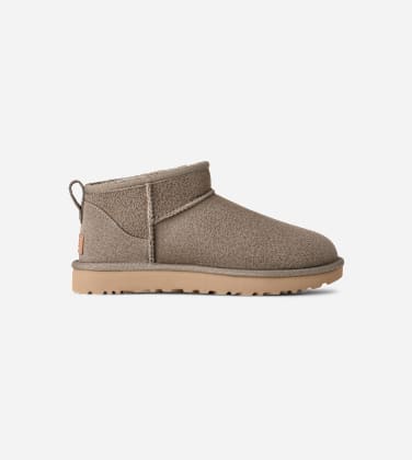 Botte UGG Classic Ultra Mini pour Femme in Cobble Grey, Taille 38, Double Face