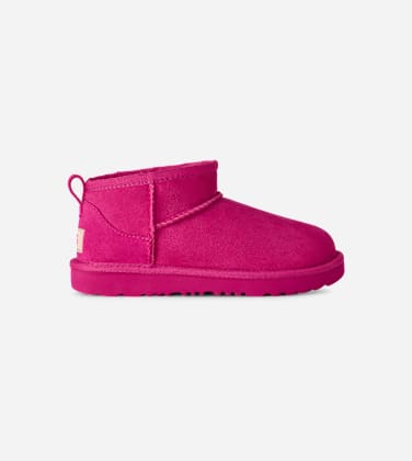 UGG Botte Classic Ultra Mini in Dark Peony