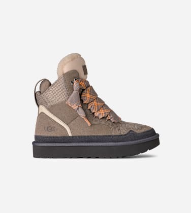 Basket Highmel pour Femme in Cobble Grey, Taille 37, Canvas/Daim