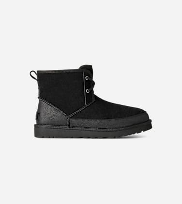 Classic Mini Lennox Lace Up Boot pour Homme in Black, Taille 44
