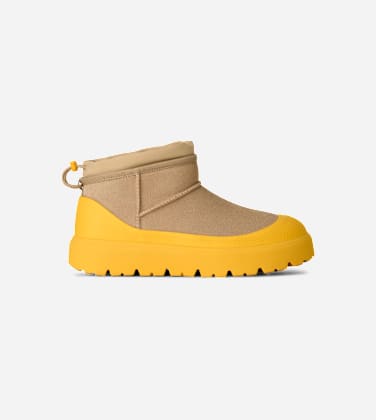 Botte Classic Ultra Mini Weather Hybrid pour Homme in Mustard Seed/Summer Wheat, Taille 41, Daim