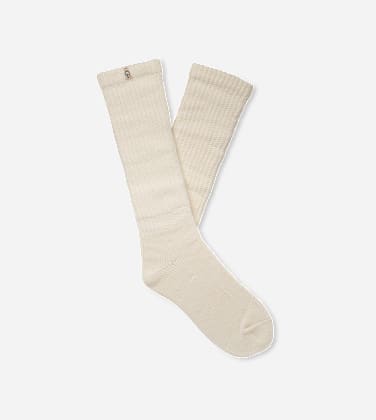 Tyla Slouchy Crew II Sock pour Femme in Nimbus, Taille O/S, Mélange De Coton