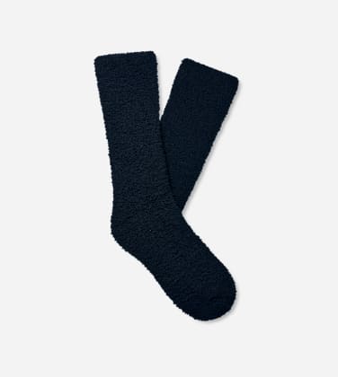 Chaussette mi-haute UGG Fincher Ultra Cozy pour Homme in Blue, Taille O/S, Mélange De Polyester/Recycled Materials