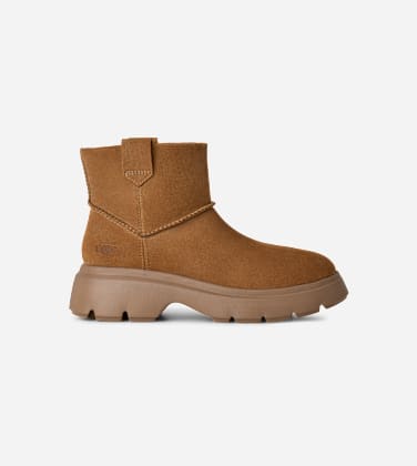 Classic Calimuze Mini Pull On Boot pour Femme in Brown, Taille 40, Daim