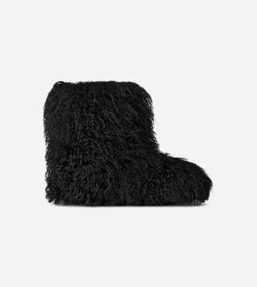 Classic Short Fluff Momma Boot pour Femme in Black, Taille 42, Shearling