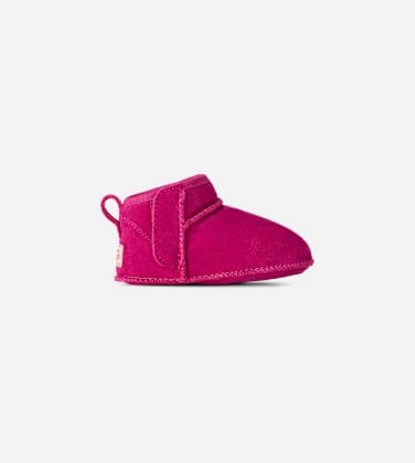 Bottine Classic Ultra Mini pour Grand Enfant in Dark Peony, Taille 18