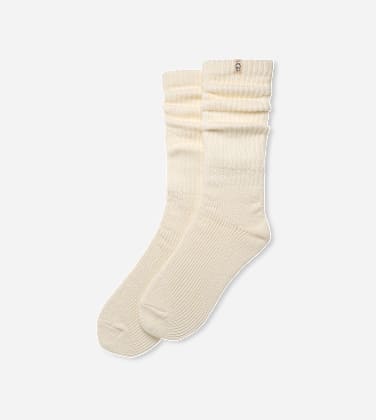 Tyla Slouchy Crew II Sock pour Femme in Nimbus, Taille O/S, Mélange De Coton