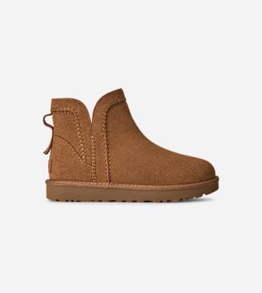 Botte Classic Mini Elaria pour Femme in Brown, Taille 39, Daim