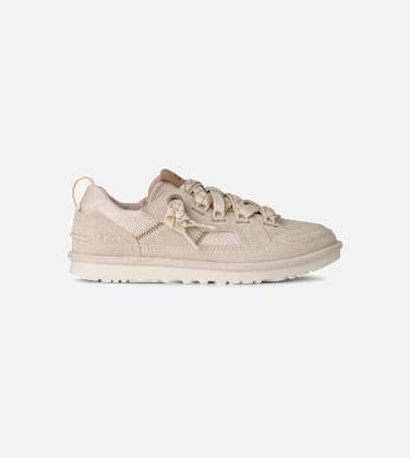 Basket Minimel pour Femme in White, Taille 43, Daim/Textile