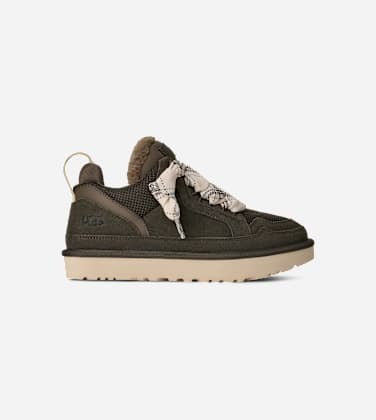 Basket UGG Lowmel pour Femme in Dense Smoke, Taille 41, Canvas/Daim/Matières Recyclées