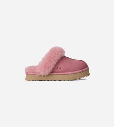 Disquette Slipper pour Grand Enfant in Horizon Pink, Taille 35, Daim