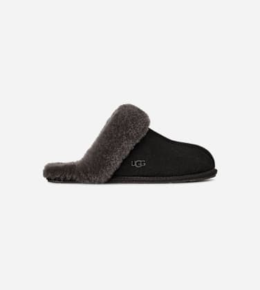 Chausson UGG Scuffette II pour Femme in Black/Grey, Taille 38, Daim