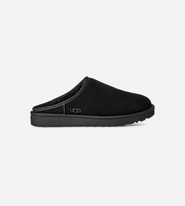 Classic Slip-On pour Homme in Black, Taille 42, Daim