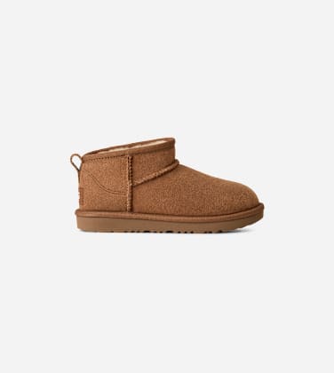 Botte UGG Classic Ultra Mini pour enfant in Brown, Taille 35, Double Face