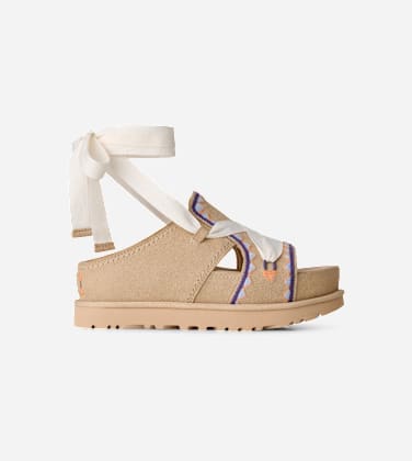 Sandale Goldenstar Hi Artistitch pour Femme in Sand Multi, Taille 37, Daim