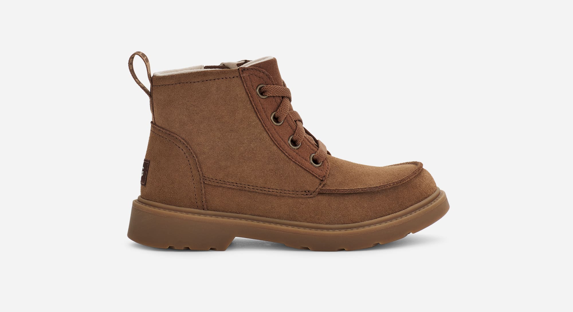 UGG® Chelham Weather Boot for Kids in Walnut Suede