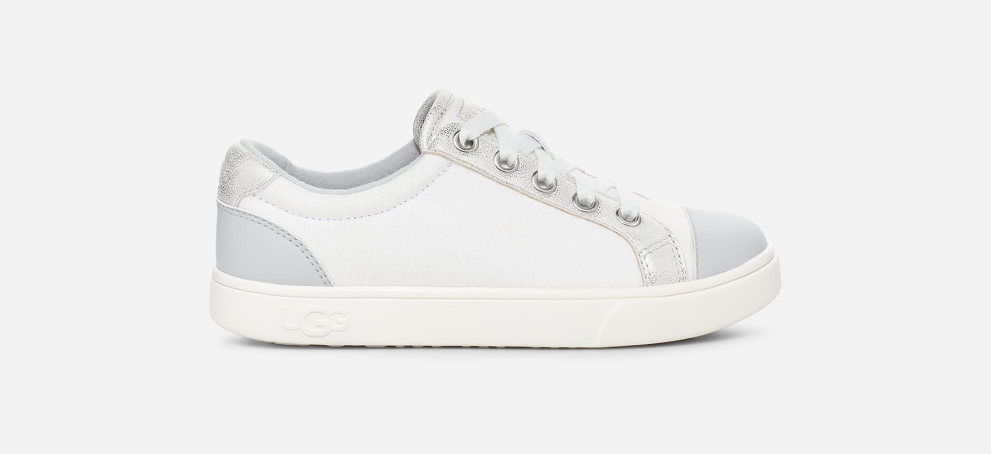 UGG® Calix Glitter Trainer in Metal Grey