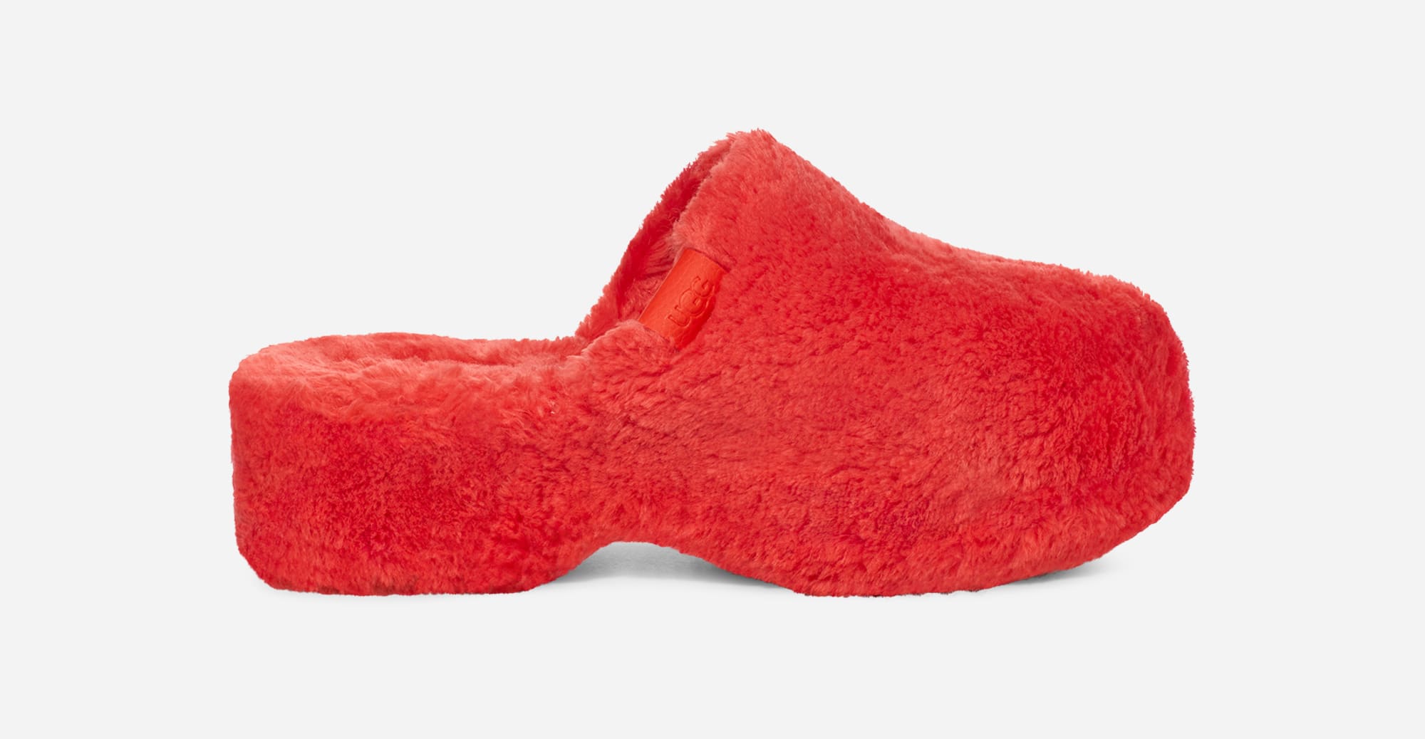UGG® Fuzz Sugar Slipper for Women in Red Current