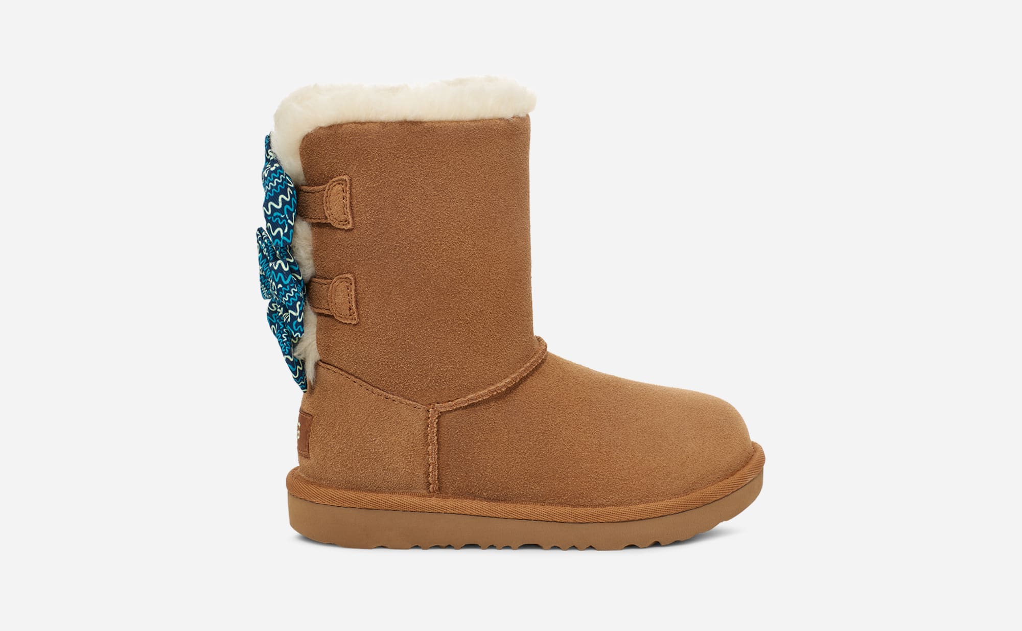 UGG® Bailey Bow Squiggles Boot in Brown