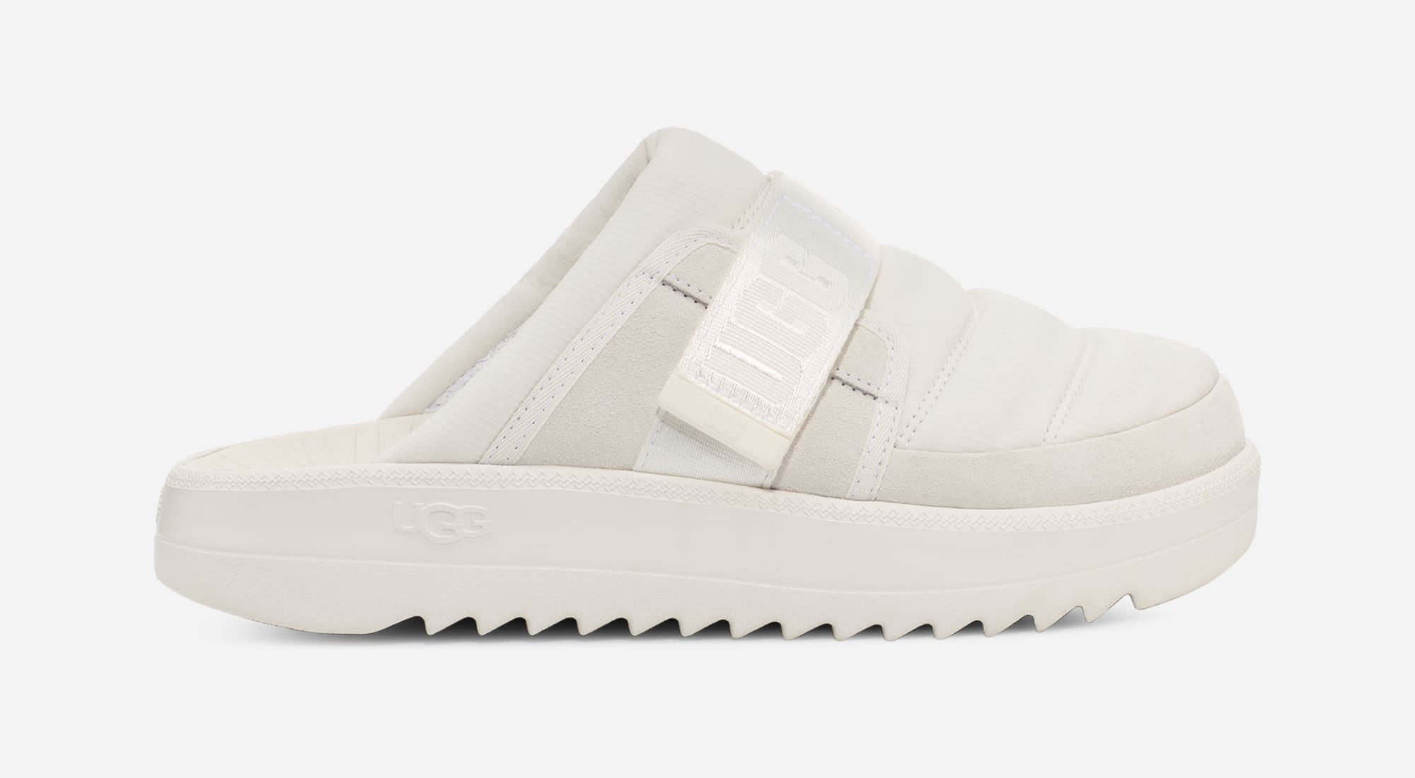 UGG® Maxxer Strap Slide for Men in White