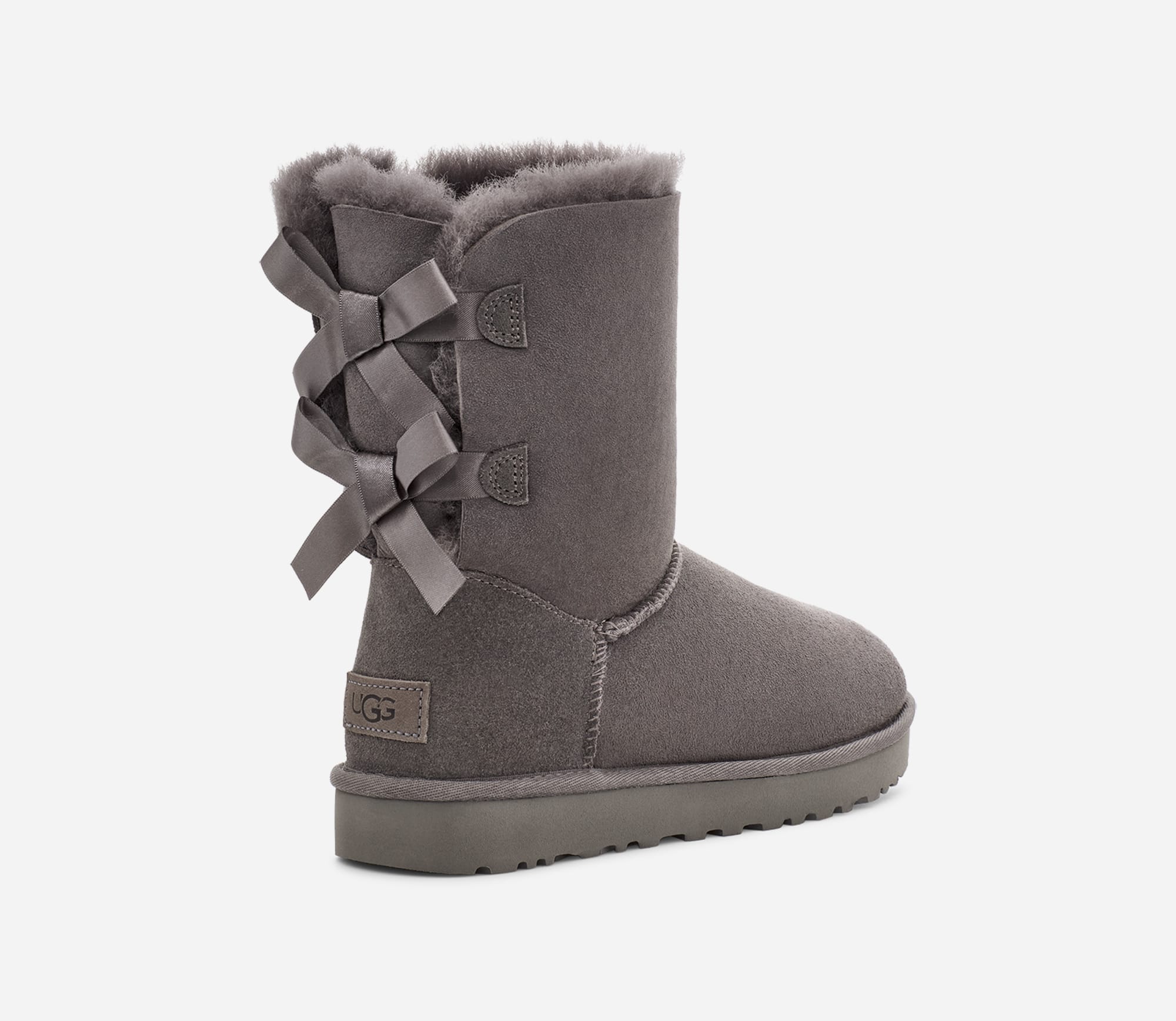 UGG Bailey Bow II Bottes Classic pour Femme in Grey