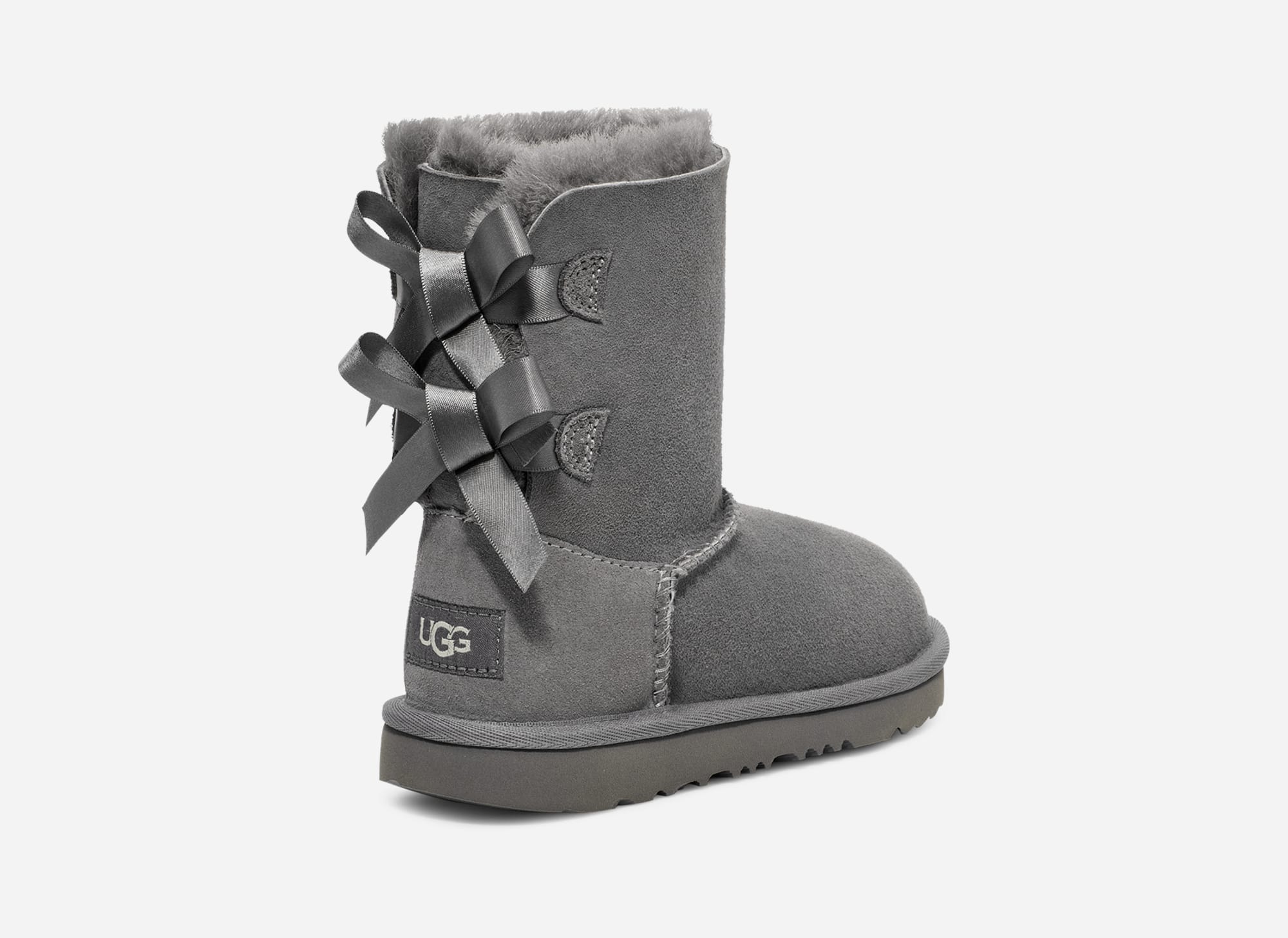 UGG® Bailey Bow II Classic Boot for Kids in Grey