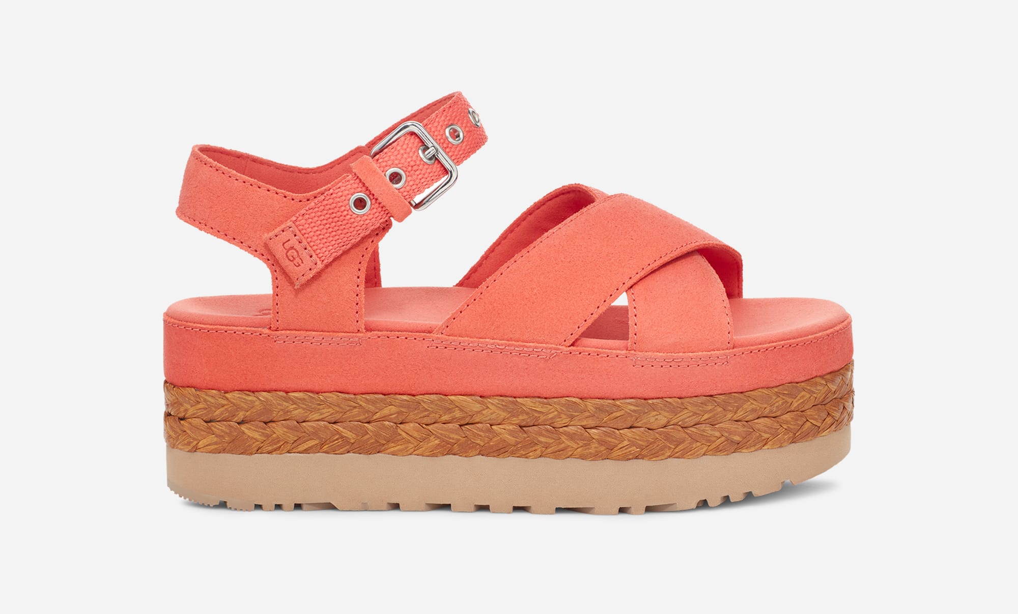 Sandale UGG Aubrey à plateforme pour femme | UGG UE in Pink