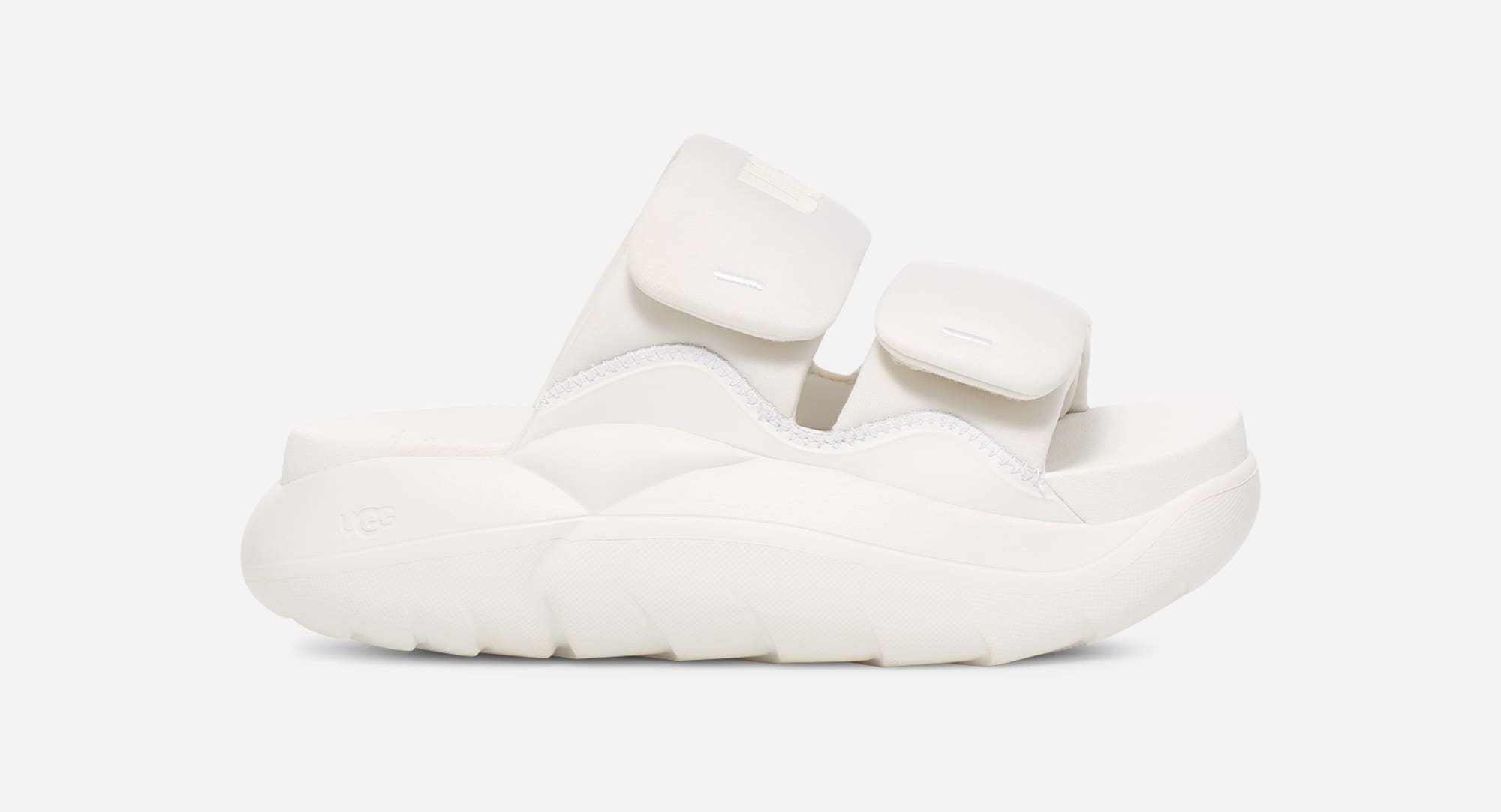 UGG® LA Alto Stitch Slide for Women in White