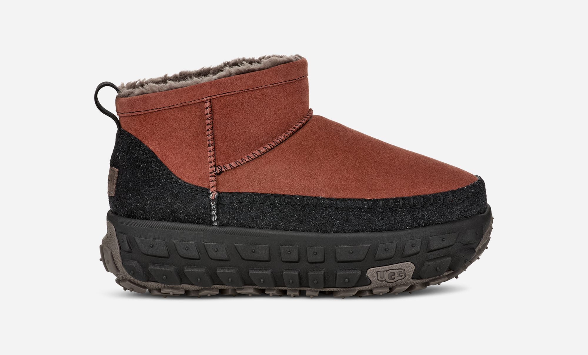 UGG® Venture Daze Ultra Mini Boot in Red Jasper/Black